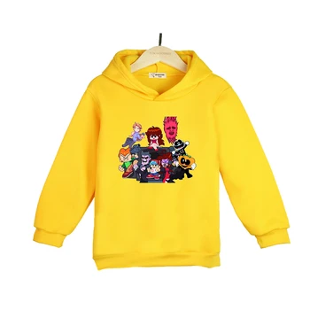 Петък вечер Funking Cosplay модел пуловер качулка Harajuku игра суитчър за момиче деца бебе момче дрехи деца връхни дрехи
