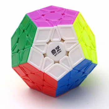 Нов QiYi Mofangge QiHeng S 3x3 Dodecahedron( Скулптура ) Магически куб пъзел Wumofang 3x3 Мега скорост Cubo Magico играчки за дете игра