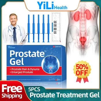 Лечение на простатата Медицина Простатит терапия Медицински гел за простатен уретрит Често уриниране Грижа за бъбреците 5бр