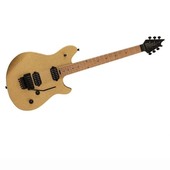 WG Стандартна печена кленова златна блестяща китара