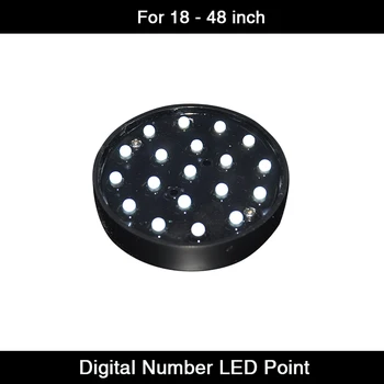  4pcs / партида голям размер 80 мм диаметър LED модул точка LED номер точка, за 18 ~ 48 инча модули