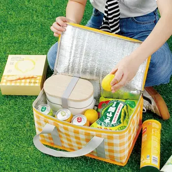 Zip пакет обяд чанта барбекю храна храна ръчни чанти топлоизолирани охладител кутия къмпинг храна съхранение чанта пролет ден пикник чанта
